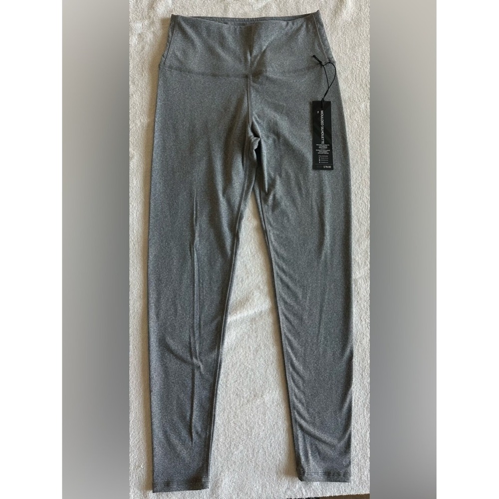Kyodan High‎ Waisted Gray Leggings Size Small NWT Moulded Silhouette Yoga Pants